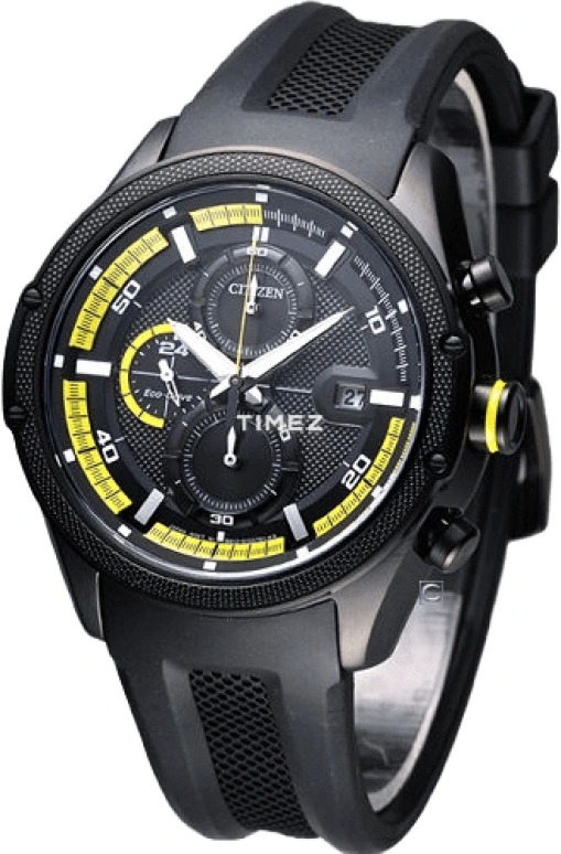 Citizen,Eco-Drive 45mm,45mm,Stainless Steel,Black,Quartz,CA0125,CA0125-07E