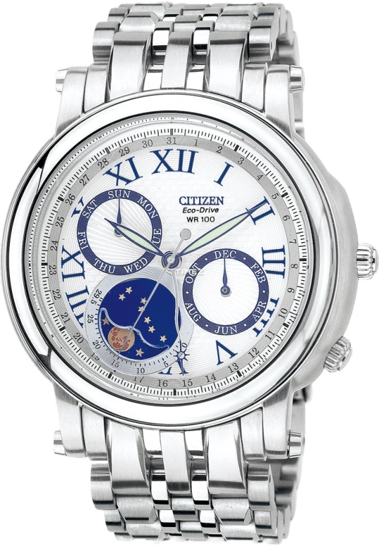 Citizen,Eco-Drive ,Stainless Steel,White,Sapphire,AP1011,AP1011-66A