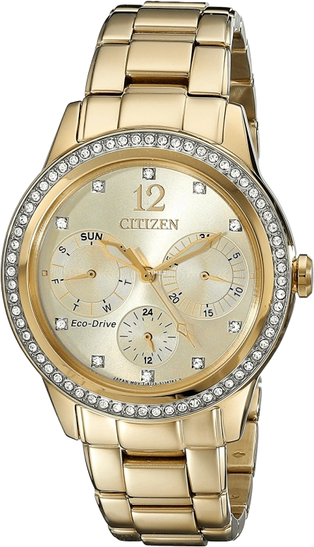 Citizen,Quartz 37mm,37mm,Stainless Steel,Champagne,Quartz,FD2012,FD2012-52P