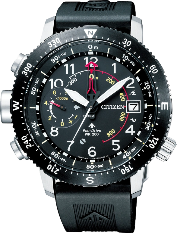 Citizen,Eco-Drive 46mm,46mm,Stainless Steel,Black,In-house Caliber,Crystal Glass,BN4044,BN4044-15E