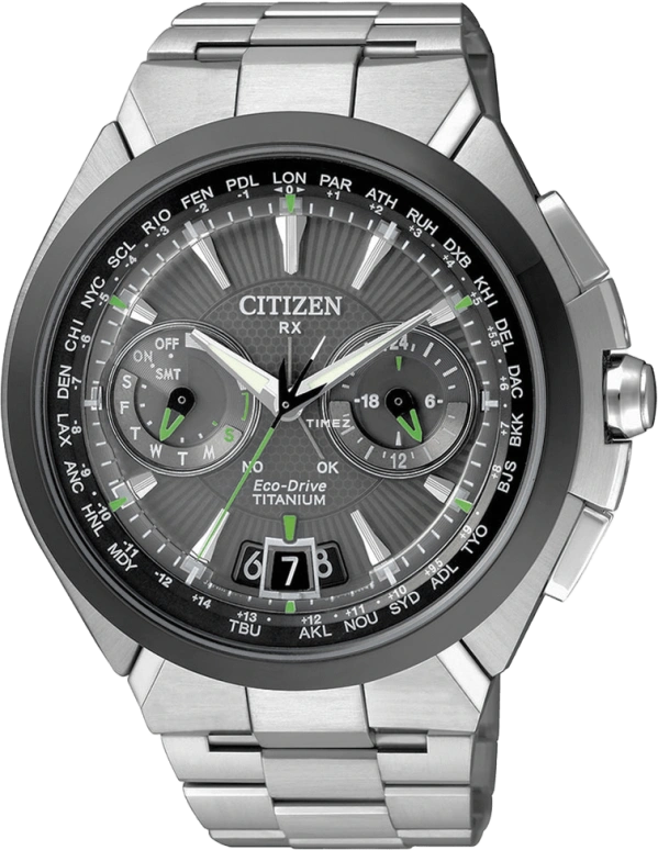 Citizen,Other 48mm,48mm,Titanium,Black,Quartz,CC1084,CC1084-55E