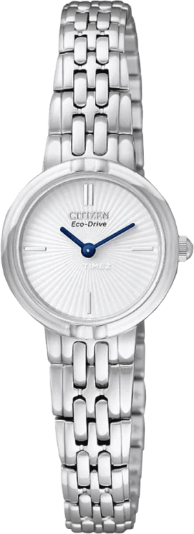 Citizen,Quartz 21mm,21mm,Stainless Steel,White,Quartz,Sapphire,Crystal Glass,Round,EX1090,EX1090-52A