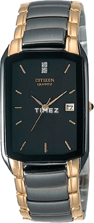 Citizen,Quartz 33x25mm,33x25mm,Stainless Steel,Black,Quartz,In-house Caliber,Hardlex,Crystal Glass,AF1384,AF1384-57E