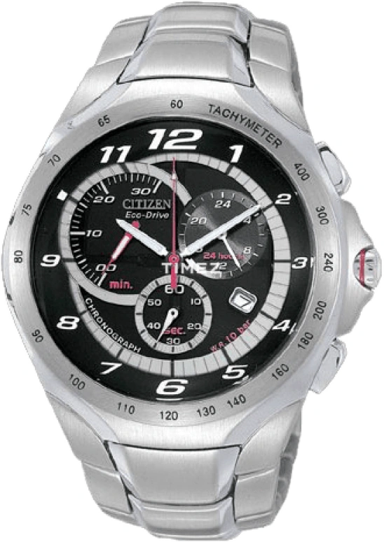 Citizen,Eco-Drive 41mm,41mm,Stainless Steel,Black,Quartz,In-house Caliber,Sapphire,Crystal Glass,AT1096,AT1096-51F