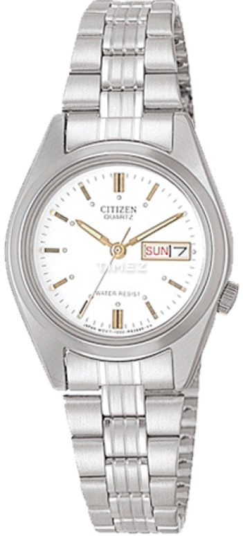 Citizen,Other 25.80mm,25.80mm,Stainless Steel,White,Quartz,In-house Caliber,Hardlex,Crystal Glass,EQ0190,EQ0190-57A
