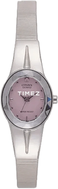 Citizen,Other 42x19mm,42x19mm,Stainless Steel,Pink,Quartz,In-house Caliber,Crystal Glass,Sapphire,EK9320,EK9320-52Y