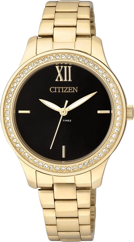 Citizen,Quartz 32mm,32mm,Stainless Steel,Black,Quartz,EL3088,EL3088-59E
