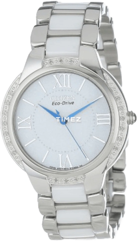 Citizen,Eco-Drive 35mm,35mm,Stainless Steel,White,Quartz,EM0170,EM0170-50A