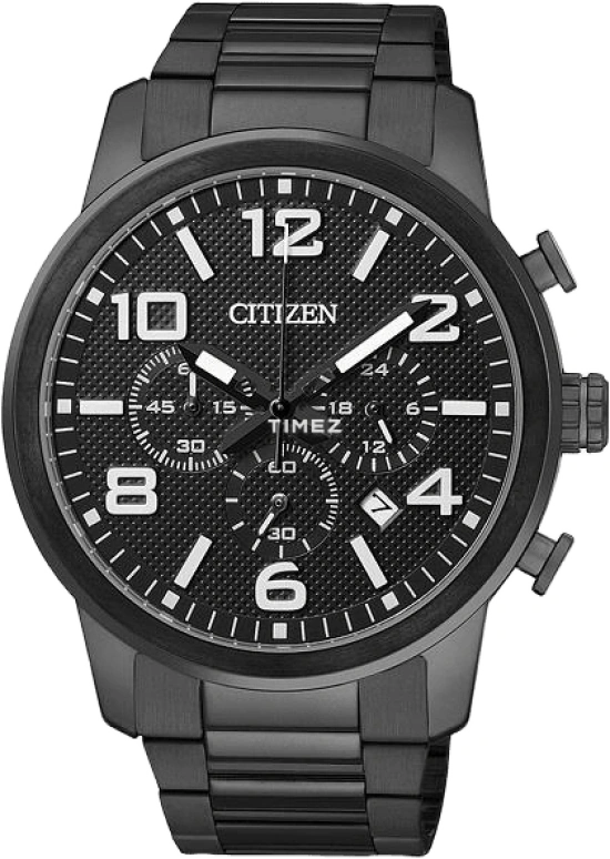 Citizen,Quartz 42mm,42mm,Stainless Steel,Black,Quartz,AN8056,AN8056-54E