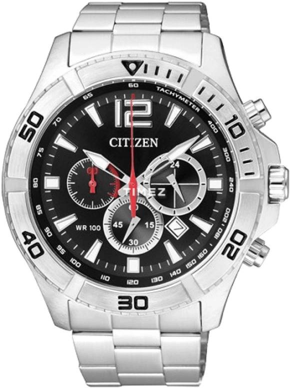 Citizen,Quartz 44mm,44mm,Stainless Steel,Black,Quartz,AN8120,AN8120-57E