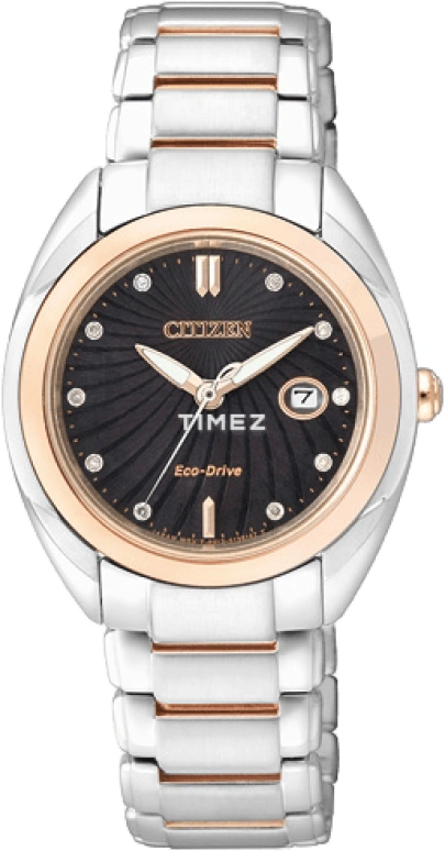 Citizen,Eco-Drive 30mm,30mm,Stainless Steel,Black,Quartz,EM0315,EM0315-59E