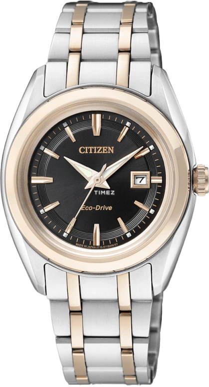 Citizen,Eco-Drive 32mm,32mm,Stainless Steel,Black,Sapphire,Crystal Glass,FE1064,FE1064-58E