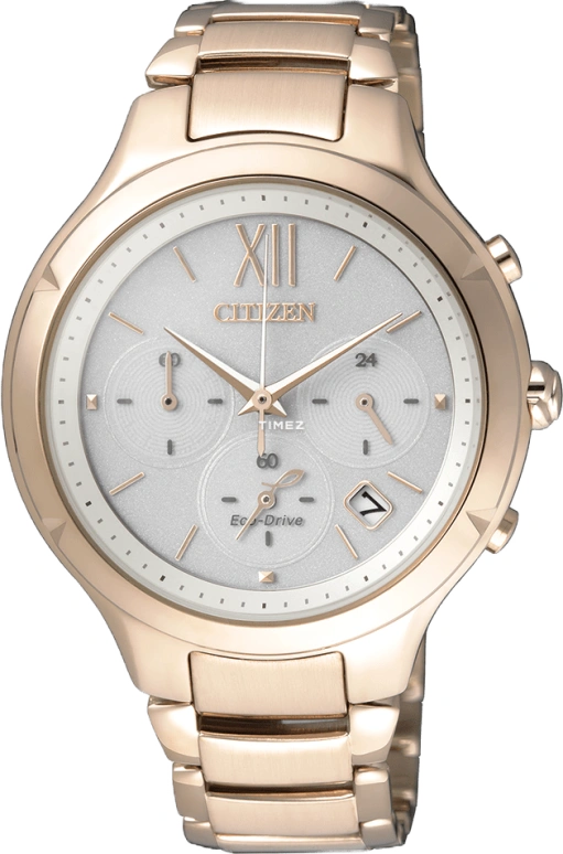 Citizen,Eco-Drive 37.40mm,37.40mm,Stainless Steel,Rose Gold,White,Sapphire,Crystal Glass,Rose Gold,FB4013,FB4013-51A