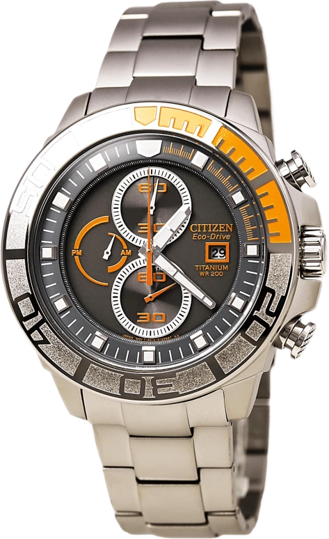 Citizen,Eco-Drive 50mm,50mm,Titanium,Grey,Quartz,CA0520,CA0520-53H