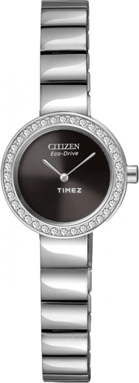 Citizen,Other 21mm,21mm,Stainless Steel,Black,Quartz,EX1260,EX1260-54E