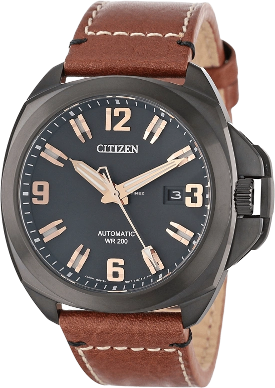 Citizen,Other 42mm,42mm,Stainless Steel,Black,Automatic,NB0075,NB0075-11F