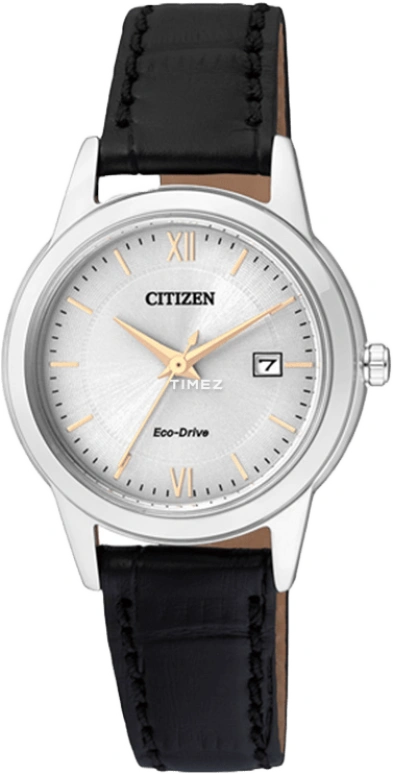 Citizen,Eco-Drive 29.50mm,29.50mm,Stainless Steel,White,Crystal Glass,FE1086,FE1086-12A