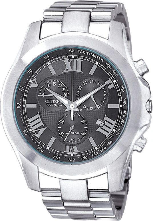 Citizen,Eco-Drive 44mm,44mm,Stainless Steel,Black,Quartz,In-house Caliber,Sapphire,Crystal Glass,AT1111,AT1111-59E