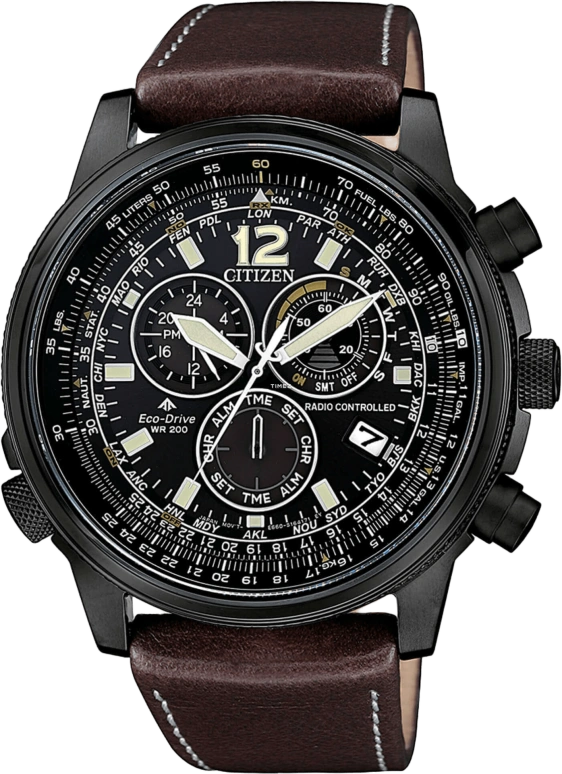 Citizen,Eco-Drive 45mm,45mm,Stainless Steel,Black,Quartz,CB5865,CB5865-15E