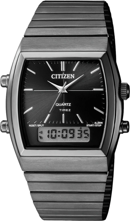 Citizen,Quartz 34.80mm,34.80mm,Stainless Steel,Black,Quartz,Sapphire,Crystal Glass,Other,JM0545,JM0545-58E