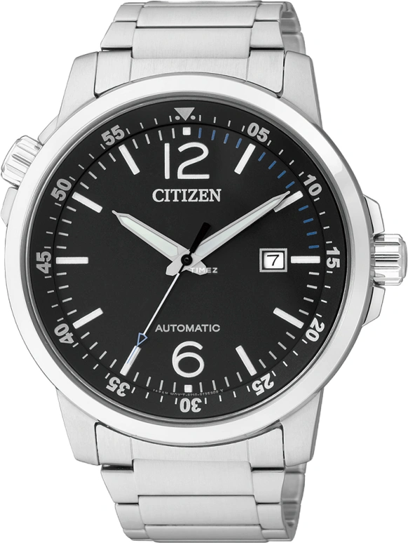 Citizen,Other 43mm,43mm,Stainless Steel,Black,Automatic,In-house Caliber,Sapphire,Crystal Glass,NJ0070,NJ0070-53E