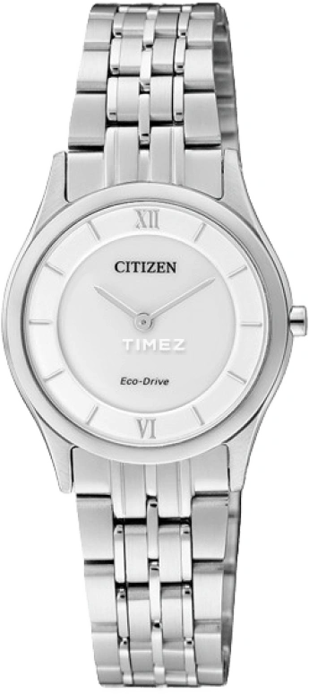 Citizen,Quartz 26mm,26mm,Stainless Steel,White,Sapphire,Crystal Glass,EG3220,EG3220-58A