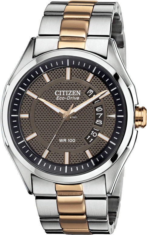 Citizen,Eco-Drive 43mm,43mm,Stainless Steel,Coffee,Hardlex,Crystal Glass,AW1146,AW1146-55H