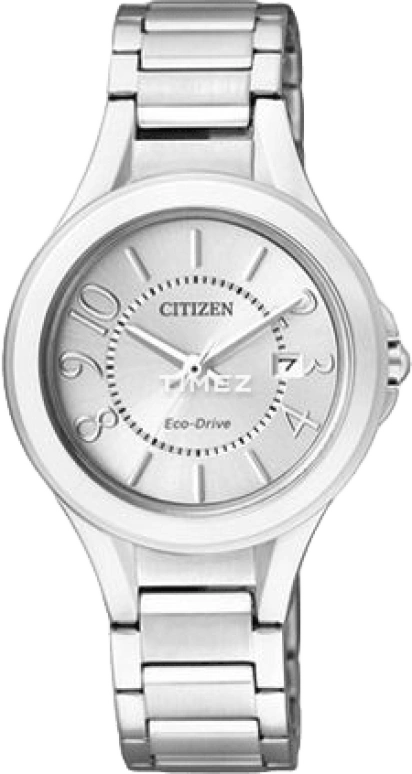 Citizen,Eco-Drive 33mm,33mm,Stainless Steel,Silver,Quartz,Day,Sapphire,Crystal Glass,FE1020,FE1020-53B