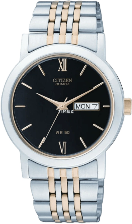 Citizen,Quartz 36mm,36mm,Stainless Steel,Black,Quartz,BK4054,BK4054-53F