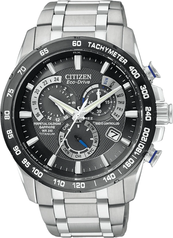 Citizen,Other 42mm,42mm,Titanium,Black,In-house Caliber,Sapphire,Crystal Glass,AT4010,AT4010-50E