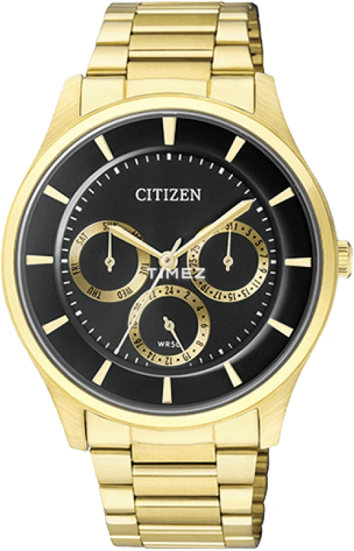 Citizen,Quartz 39mm,39mm,Stainless Steel,Black,Quartz,AG8352,AG8352-59E