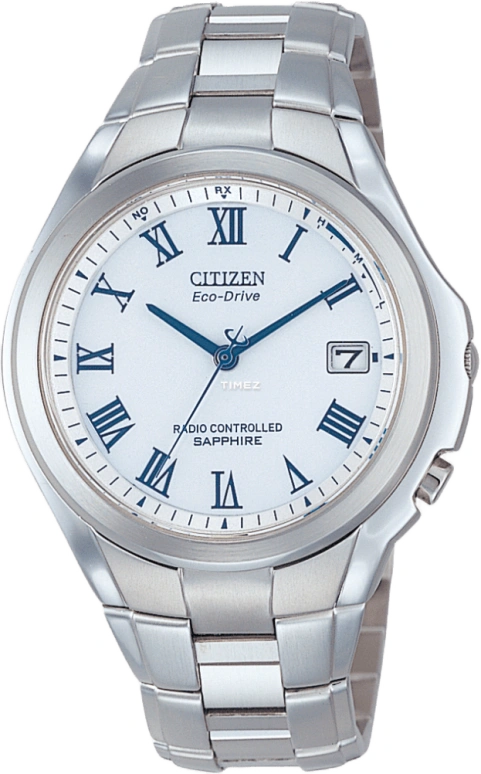Citizen,Eco-Drive 38mm,38mm,Stainless Steel,White,Sapphire,Crystal Glass,AS5000,AS5000-71A
