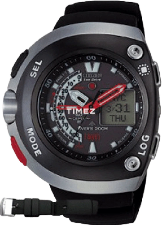 Citizen,Eco-Drive 47mm,47mm,Titanium,Black,Quartz,JV0050,JV0050-03E