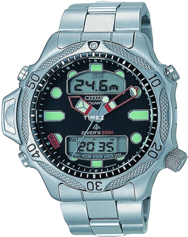 Citizen,ProMaster 44mm,44mm,Stainless Steel,Black,Quartz,JP1010,JP1010-51E