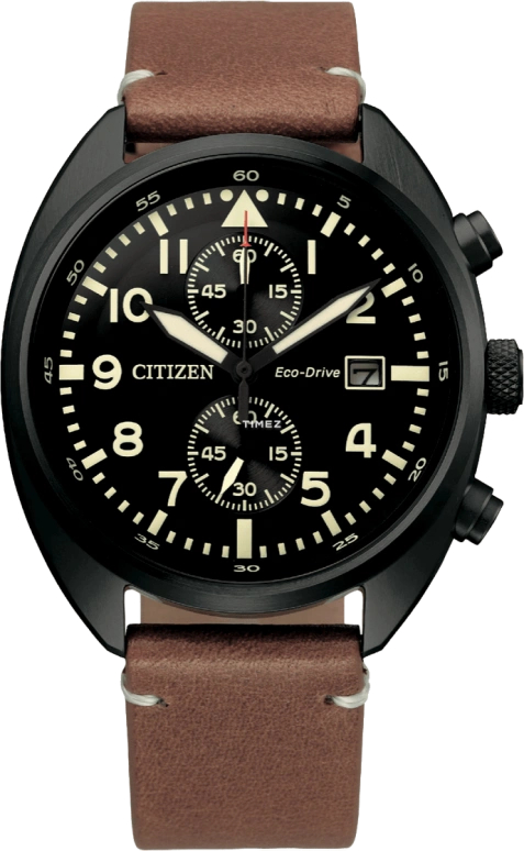Citizen,Eco-Drive 41mm,41mm,Stainless Steel,Black,Quartz,In-house Caliber,Sapphire,Crystal Glass,CA7045,CA7045-14E
