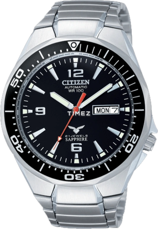Citizen,Other 41mm,41mm,Stainless Steel,Black,Sapphire,Open,NH8230,NH8230-51EB