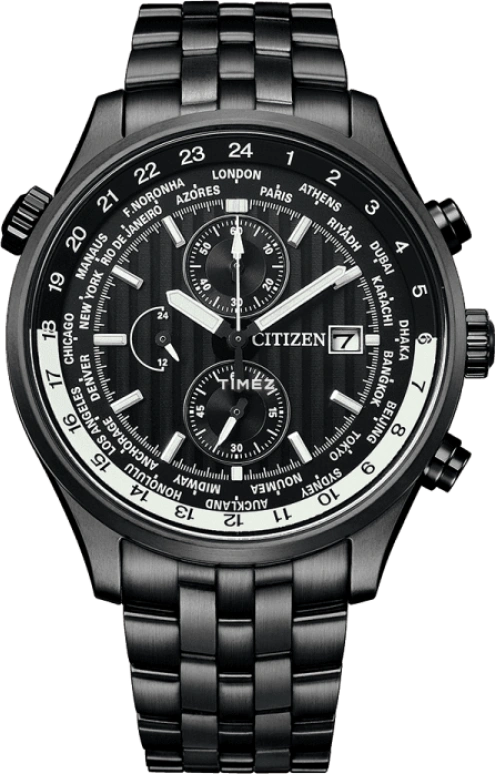 Citizen,Quartz 42.60mm,42.60mm,Stainless Steel,Black,Quartz,CA0088,CA0088-61E