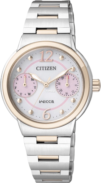 Citizen,Eco-Drive 31mm,31mm,Stainless Steel,Rose Gold,White,Sapphire,Crystal Glass,Rose Gold,FD1026,FD1026-53W