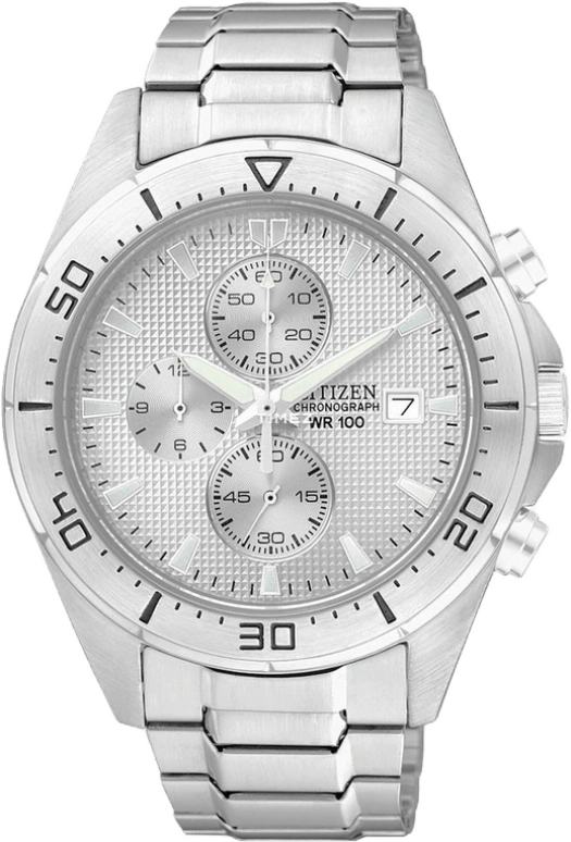 Citizen,Quartz 42mm,42mm,Stainless Steel,Silver,Quartz,AN3460,AN3460-56A