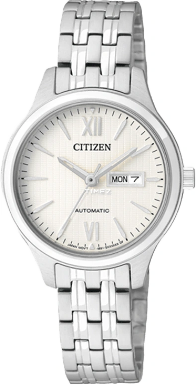 Citizen,Other 29mm,29mm,Stainless Steel,White,Sapphire,PD7130,PD7130-51AB