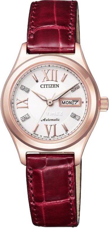 Citizen,Other 27mm,27mm,Stainless Steel,Cream,Automatic,PD7162,PD7162-04A