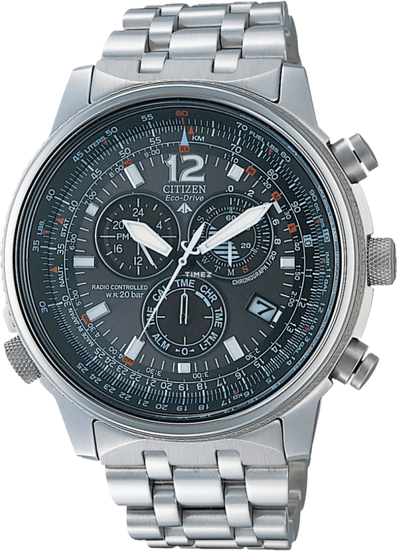 Citizen,Eco-Drive 45mm,45mm,Stainless Steel,Black,Quartz,In-house Caliber,Sapphire,Crystal Glass,AS8000,AS8000-58E