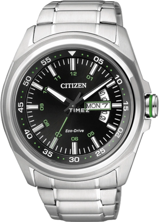 Citizen,Eco-Drive 43mm,43mm,Stainless Steel,Black,Hardlex,Crystal Glass,AW0020,AW0020-59EB
