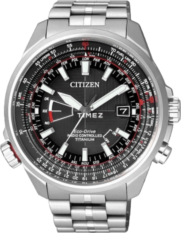 Citizen,Eco-Drive 49mm,49mm,Titanium,Titanium Gold,Black,Quartz,CB0141,CB0141-55E