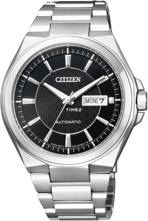 Citizen,Other 41.50mm,41.50mm,Stainless Steel,Black,Automatic,NP4080,NP4080-50E