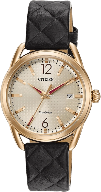 Citizen,Other 34mm,34mm,Stainless Steel,Champagne,Quartz,FE6083,FE6083-13P