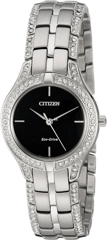 Citizen,Other 28mm,28mm,Stainless Steel,Black,Quartz,FE2060,FE2060-53E