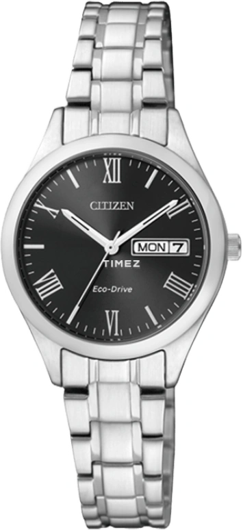 Citizen,Eco-Drive 26.50mm,26.50mm,Stainless Steel,Black,Sapphire,EW3191,EW3191-51E