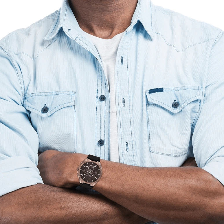 COACH,Jackson 45mm,45mm,Stainless Steel,Brown,Quartz,Chronograph,Day,14602685