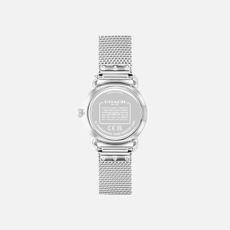 COACH,Elliot 28mm,28mm,Stainless Steel,Silver,Quartz,Hardlex,Round,14504221